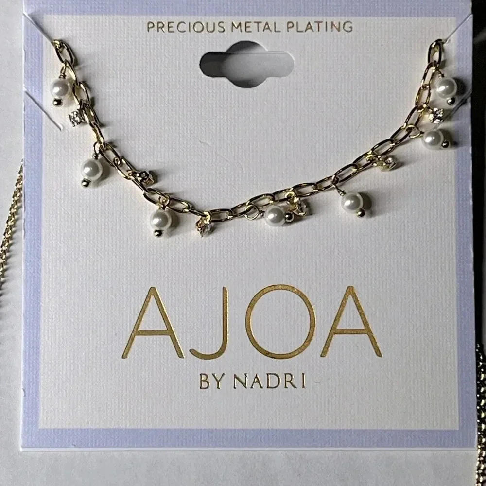 Nadri Gold plated necklace for young girl or teenager. 16” length 2” extender